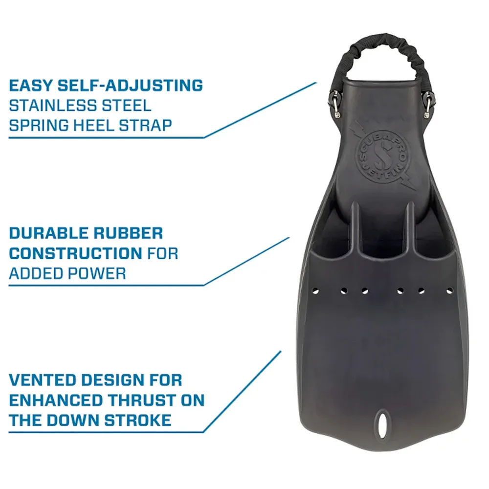 Scubapro Jet Fins - Black - Image 5
